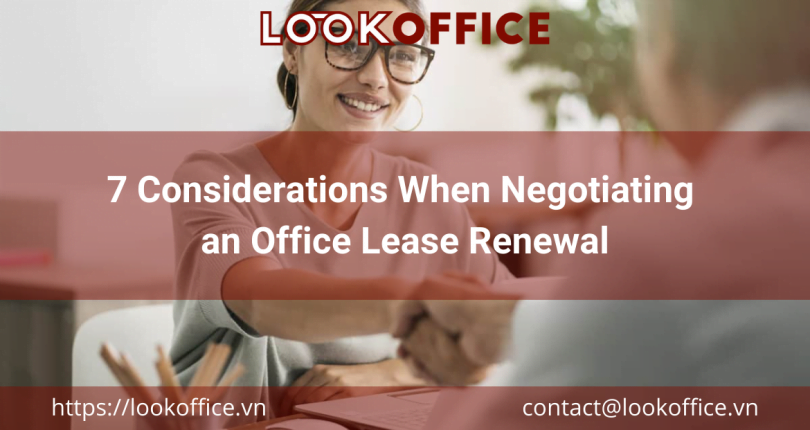 7 Considerations When Negotiating an Office Lease Renewal