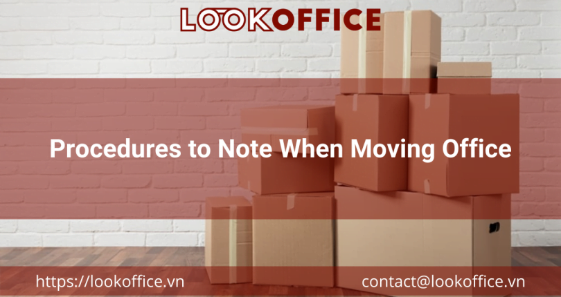 Procedures to Note When Moving Office