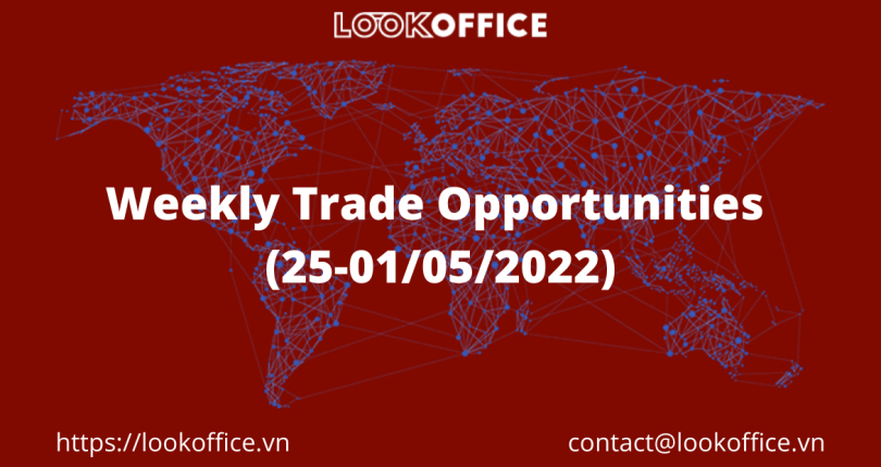 Weekly Trade Opportunities (25-01/05/2022)