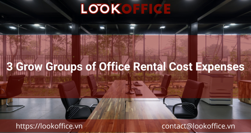 3 Grow Groups of Office Rental Cost Expenses