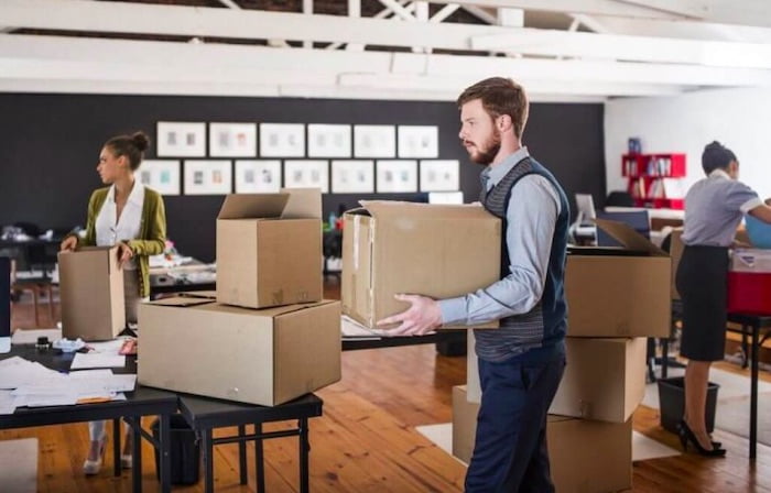 Steps to carry out procedures to move the company's office