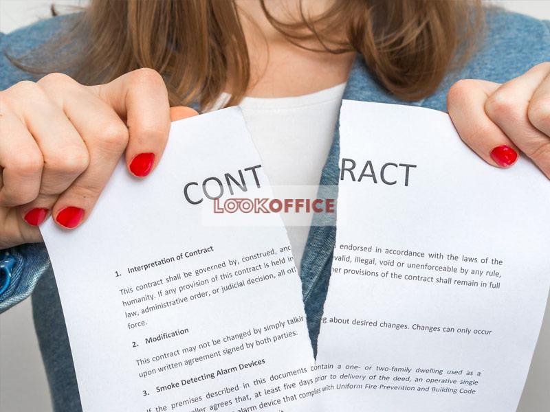 5 notes when liquidating office lease contracts