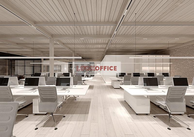 What is an open office space design?