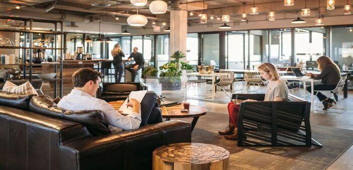 Mass style of coworking office - lookoffice.vn