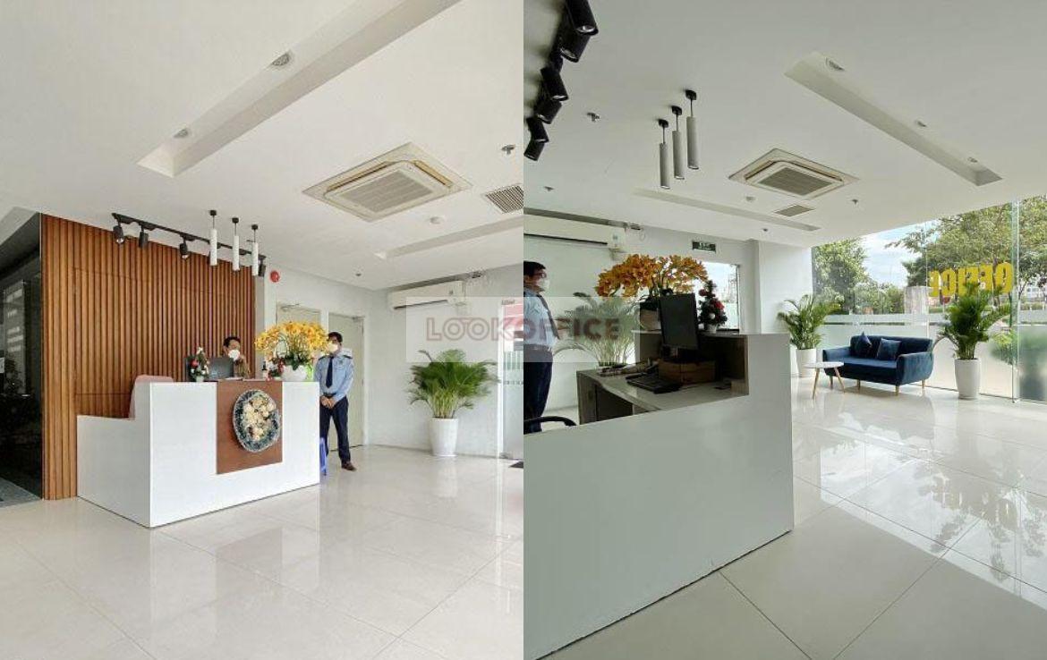 Huba Tower Reception - lookoffice.vn
